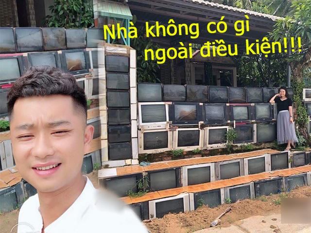 Khoe ảnh nhà điều kiện, xếp trăm tivi làm hàng rào, anh chàng bỗng đứng hình vì một bức ảnh